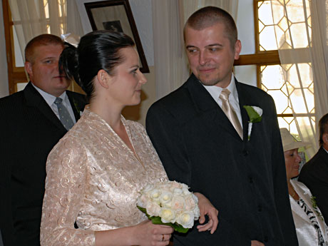 Bride with groom